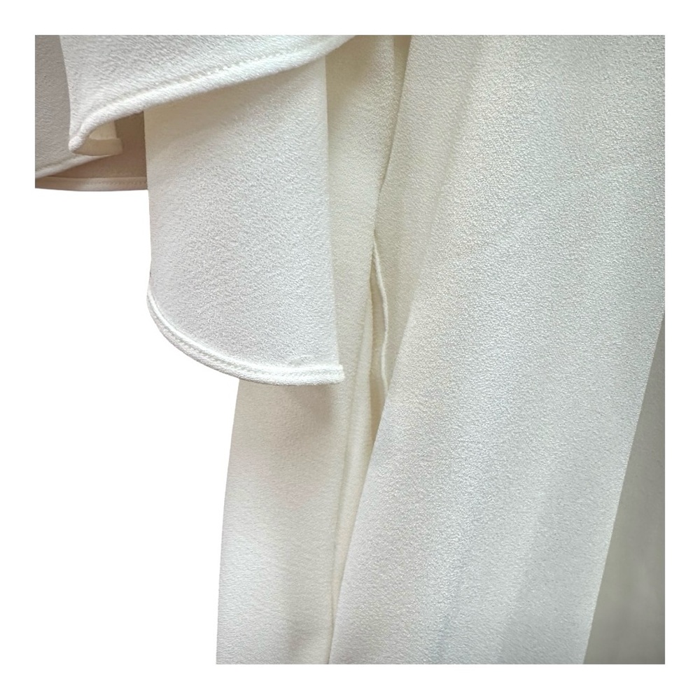 VIVIAN CHAN X REVOLVE The Dara Dress White Mini Dress with Deep V-Neck & Pockets - Picture 4 of 9